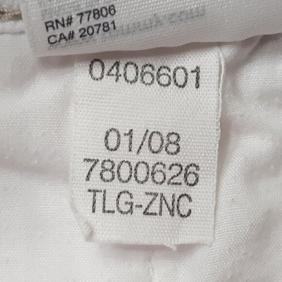 Tommy Hilfiger Jeans Womens 10 White Y2K Crop Straight Stretch Mid Rise Logo - Picture 15 of 15